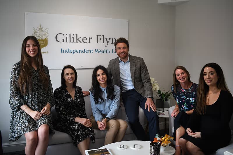 The Giliker Flynn team in the Newcastle-under-Lyme office